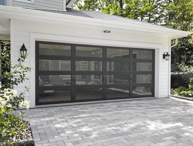 Upland Garage Door Repair design specialist presenting custom garage door options to Upland homeowner