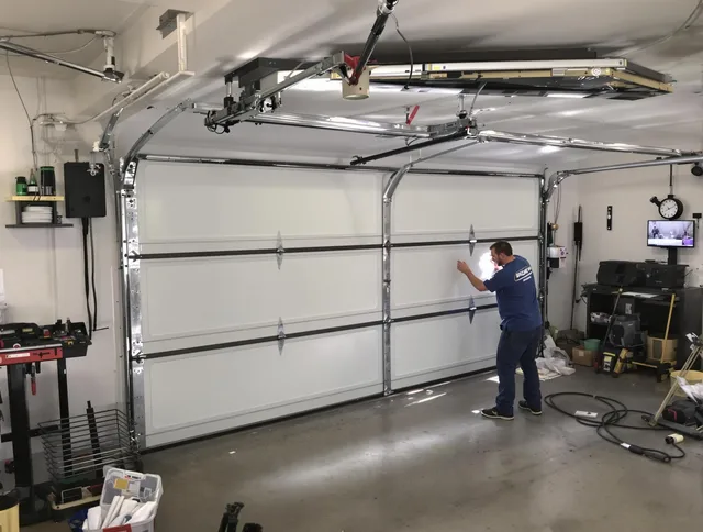Professional garage door repair service by Upland Garage Door Repair in Upland