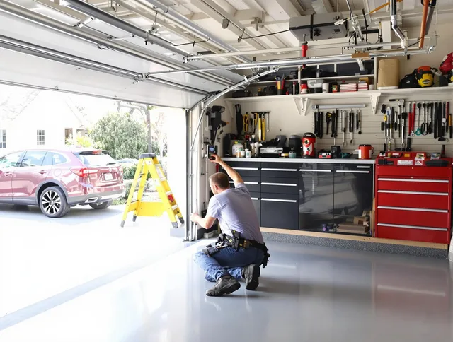 Local garage door repair service by Upland Garage Door Repair in Upland