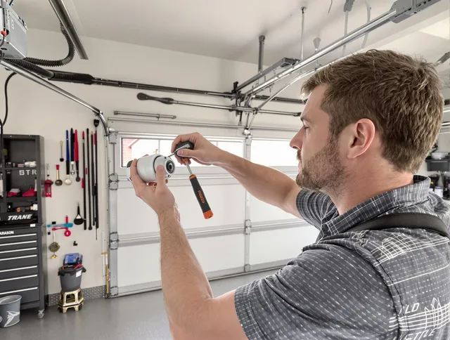 Garage door opener repair service by Upland Garage Door Repair in Upland